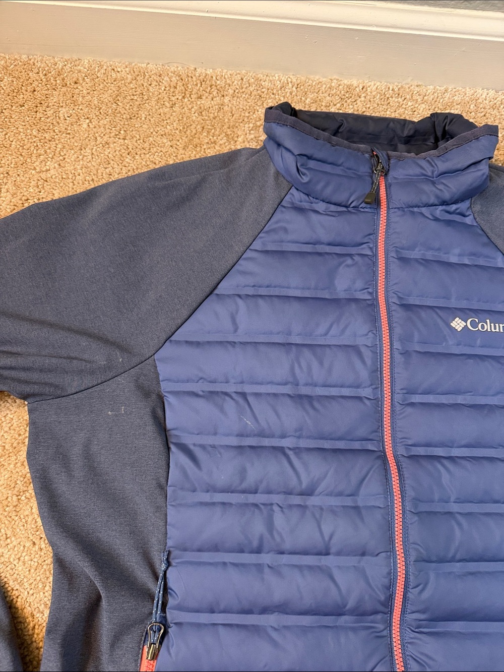 Columbia Women’s Flash Forward Hybrid Jacket, Bluebell/Nocturnal Size Large - Picture 8 of 13